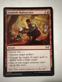 Untimely Malfunction Duskmourn: House of Horror Regular - Image 1