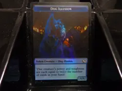 MTG Foil: Ellywick Tumblestrum/Dog Illusion Token - Image 2