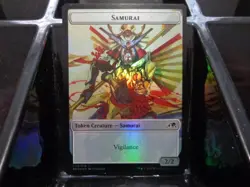MTG Foil: Samurai / Pilot Token - Image 1