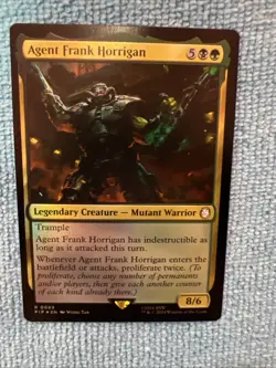 Agent Frank Horrigan FOIL Fallout 0089 NM MTG - Image 1