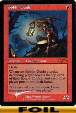 1x - Goblin Guide - RETRO FOIL #04 - WPN & Gateway Promos - NM MTG - Image 1