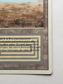 Scrubland Revised Edition Rare - MTG Magic The Gathering DM - Image 5