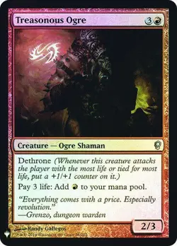 FOIL Treasonous Ogre ~ Mystery Booster [ Excellent ] [ Magic MTG - Image 1