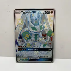 Pokemon TCG Shiny Zygarde GX Holo Rare Card SV65/SV94 Hidden Fates Shiny Vault - Image 1
