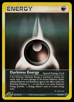 Pokemon Card - Darkness Energy Ruby and Sapphire 93/109 Reverse Holo - Image 1