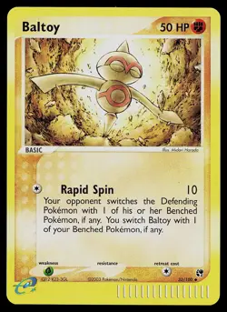 Pokemon Card - Baltoy Sandstorm 32/100 Uncommon Reverse Holo - Image 1