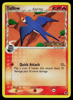 Pokemon Card - Taillow Dragon Frontiers Stamped 66/101 Common Reverse Holo - Image 1