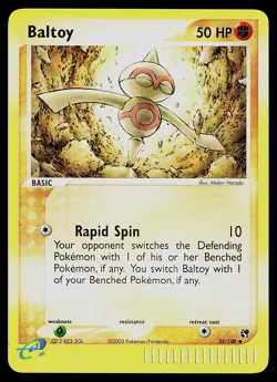 Pokemon Card - Baltoy Sandstorm 32/100 Uncommon Reverse Holo - Image 1