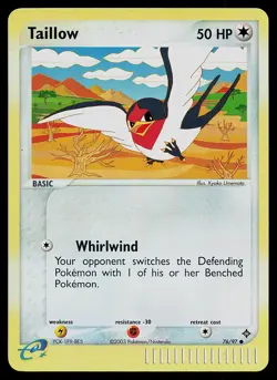 Pokemon Card - Taillow Dragon 76/97 Common Reverse Holo - Image 1