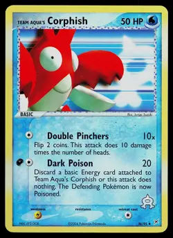 Pokemon Card - Team Aqua's Corphish Team Magma vs Team Aqua 26/95 Reverse Holo - Image 1