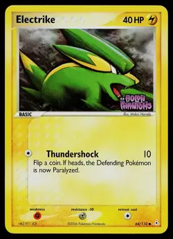 Pokemon Card - Electrike Holon Phantoms Stamped 64/110 Common Reverse Holo - Image 1