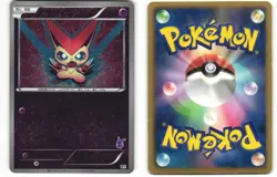 2011 Heavy Played Pokemon Victini 009/021 Victini Battle Deck BTV Japanese - Image 1