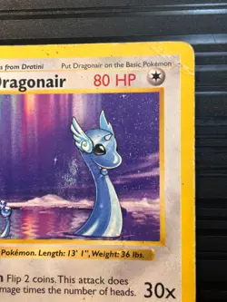 Pokemon TCG 1st Edition Shadowless Dragonair 18/102 DMG - Image 2