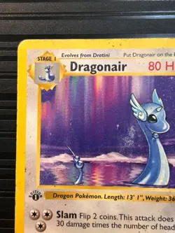 Pokemon TCG 1st Edition Shadowless Dragonair 18/102 DMG - Image 3