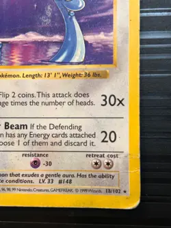 Pokemon TCG 1st Edition Shadowless Dragonair 18/102 DMG - Image 5