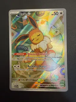 Pokemon - Eevee SVP 173 Alt Art - Prismatic Evolutions Elite Trainer Box Promo - Image 1