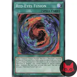 Yugioh Red-Eyes Fusion LDK2-ENJ24 Common 1st Edition NM - Image 1