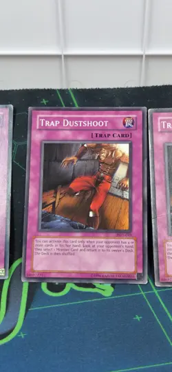 Trap Dustshoot PGD-049 1st/unlim Playset x3 | Yu-Gi-Oh Pharaonic Guardian MP - Image 3