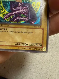 YUGIOH! Dark Magician BPT-001 Secret Rare HP 2002 Collectors Tin. HP - Image 5
