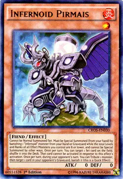 Yugioh! MP Infernoid Pirmais - CROS-EN030 - Ultra Rare - 1st Edition Moderately - Image 1