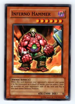 Yugioh Inferno Hammer CMC-EN002 Super Rare - NM 💎 - Image 1