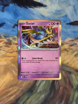 Zacian MEP 015 Promo Stamped Phantasmal Flames English 2025 Pokemon TCG Card - Image 1