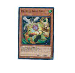 Yugioh Yu-Gi-Oh! Droll & Lock Bird RA02-EN006 Ultra Rare Card NM - Image 1