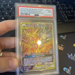Moltres & Zapdos & Articuno GX SM210 PSA 9 Hidden Fates Promo Pokemon Card Mint - Image 3