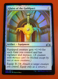 1x Glaive of the Guildpact | FOIL | Guilds of Ravnica | MTG Magic Cards - Image 1