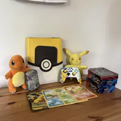 My Entire Pokemon Collection With Over 110+ Cards, Plushies, XL Cards, And Merch - Image 1