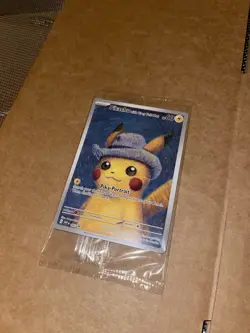 Pikachu With Grey Felt Hat 085 Promo Pokemon Van Gogh Card Sealed NM 💎 - Image 1