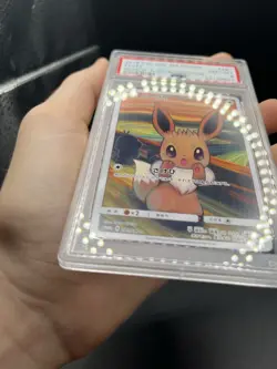 Pokemon Eevee Scream Munch: A Retrospective Promo 287/SM-P Japanese Card PSA 8 - Image 3