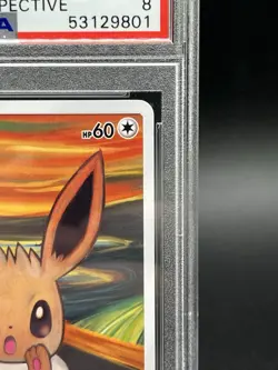 Pokemon Eevee Scream Munch: A Retrospective Promo 287/SM-P Japanese Card PSA 8 - Image 4