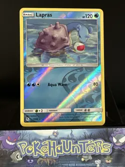 Pokemon Card Lapras 17/68 Hidden Fates Reverse Holo Rare Near mint - Image 1