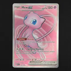 Pokemon TCG Card Mew ex 193/165 S&V 151 Ultra Rare Full Art Holo - NM - Image 1