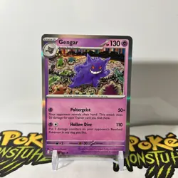 Gengar 094/165 - Holo Rare Scarlet & Violet 151 Pokemon TCG Card - NM - Image 1