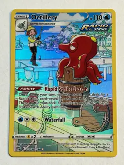 Octillery TG03/TG30 Brilliant Stars Trainer Gallery Ultra Rare Pokemon Card - Image 1