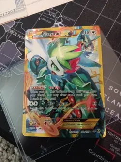 Pokemon Shaymin EX 077A/108 Alternate Art Promo Holo Basic Card English - Image 3