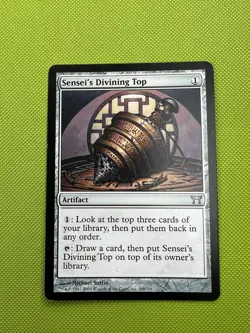 MTG - Champions of Kamigawa - Sensei's Divining Top - MP - Image 1