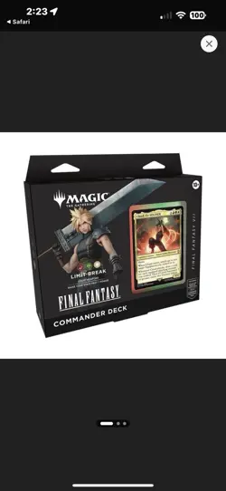 Magic the Gathering Final Fantasy VII Commander Deck Limit Break Edition - Image 1