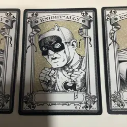 3 Autographed Signed, RK Post token magic the gathering Batman Knight ally token - Image 3