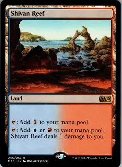 Shivan Reef Magic 2015 (M15) Rare NM Magic: The Gathering 246 Normal - Image 1