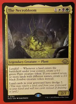 MTG, MAGIC: THE NECROBLOOM, MH3, NM RARE, REGULAR FINISH - Image 1
