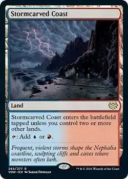 Magic The Gathering MTG STORMCARVED COAST Innistrad: Crimson Vow NM Near Mint - Image 1