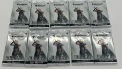 10 Final Fantasy Magic the Gathering Play Booster Packs MTG (Ten Sealed Packs) - Image 1