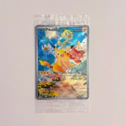 Pikachu #27 SEALED Pokemon TCG Black Star Promo Paldea Evolved ETB Crimped - Image 1