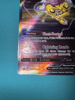RAIKOU V GG41/GG70 ULTRA RARE CROWN ZENITH GALARIAN GALLERY POKEMON TCG - Image 5