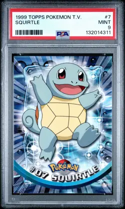 (PSA 9) Pokemon: Topps TV - Squirtle #7 - Image 1