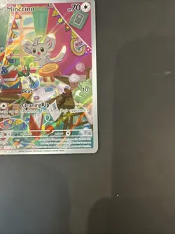 POKEMON TEMPORAL FORCES MINCCINO ILLUSTRATION RARE 182/162 TCG HOLO - Image 4