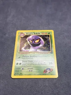 Pokemon TCG Koga's Arbok 25/132 Gym Challenge Set Rare - Image 4
